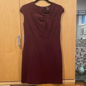 Ann Taylor Deep Burgundy Mini Dress